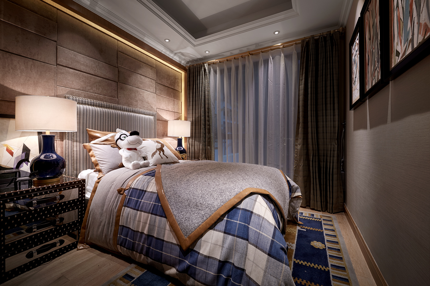 200m²美式乡村风格家装案例